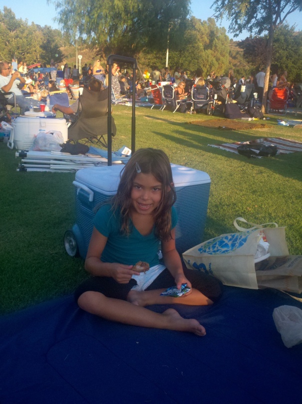 The Girl at Concerts in the Park