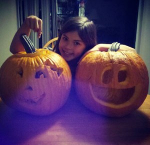 The Girl and her Pumpkin