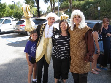 The Girl and I with Lumiere and Cogsworth