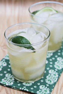 Mint infused limeade