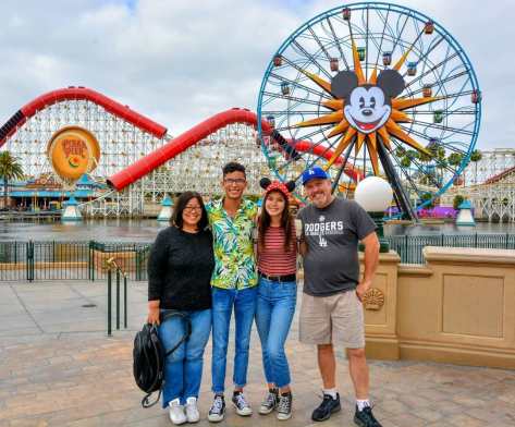 The Family at California Adventure. 