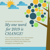 My One Word for 2019 is Change