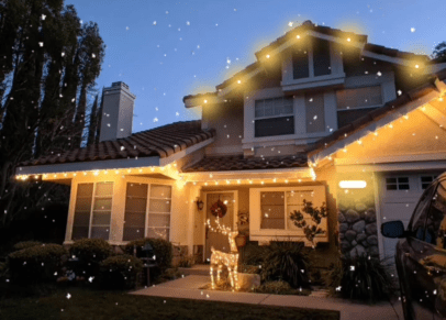 The House with lights!