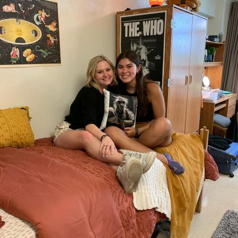 Em and her roommate.