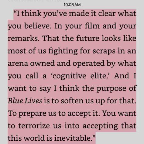 Paragraph from Red Pill talking about the elite.