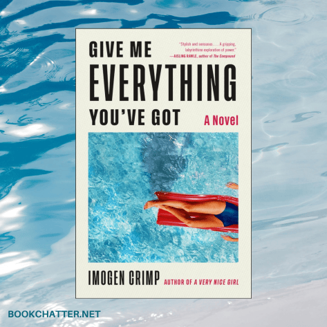 Give Me Everything You've Got book cover. A woman's legs, wearing a swimsuit in the pool. 