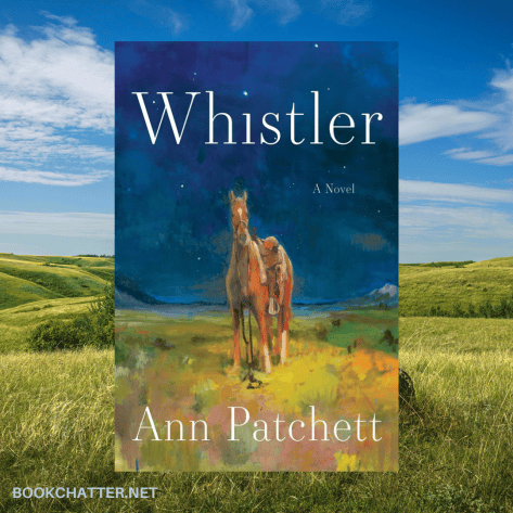 Whistler book cover.  A horse in a field. 